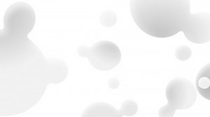 Stylish liquid animation with geometric design. White motion graphics with loop playback support.