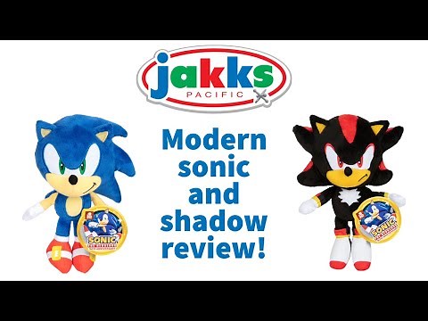 30th Anniversary Jakks Pacific Sonic And Shadow Plush Review