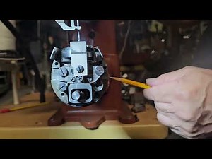 Lubricating the Feed Dog Mechanism on a Cobra Class 26 Sewing Machine