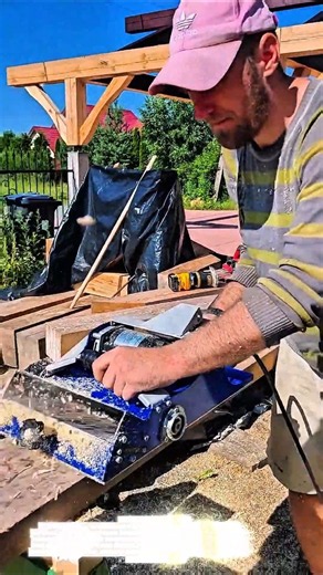 Planing Long Wooden Boards for a Smooth Finish | Professional Woodworking Technique.