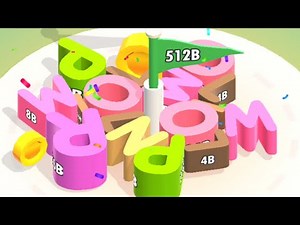 Merge Blocks 3D - 2048 Puzzle Unlock 512B iOS Android Gameplay Part 18