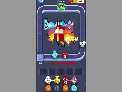 Color Blast: Block Shooter Level 91 Gameplay
