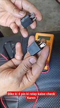 4 pin relay multimeter Se kaise check Karen ✅