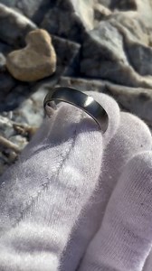 Brushed Matte Titanium Ring, Domed Wedding Band - Etsy