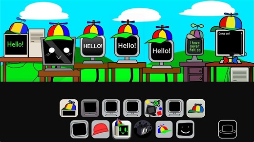 所有 Mr. Fun Computer 一起唱歌 （Retake， Scrunkly， Sprunksters， Pyramixed， Parodybox）