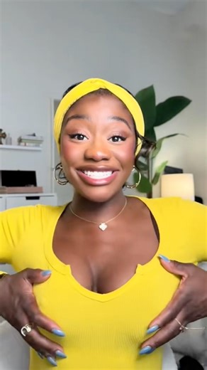 you ask, and you shall receive🙂‍↕️🐥💛 #blackgirlcreator #makeup #abakasante #immotyourtoy