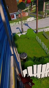 我的意思是……除非你决定看看下面，否则从高处顶部看会发现景色真的很不错 #虚拟现实游戏# #你好邻居# #Hello Neighbor VR#