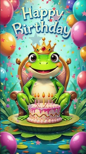 Hoppy Birthday, Friend! 🐸🎂 Funny Frog-Themed Birthday Wishes! #happybirthdaywishes #friendbirthday