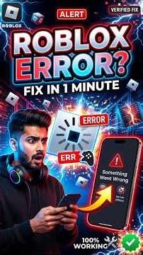 fix roblox something went wrong please try again later error while login problem today