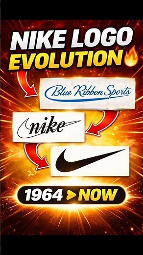 The Evolution of Nike Logo 🔥 (1964–2026) | Then vs Now.