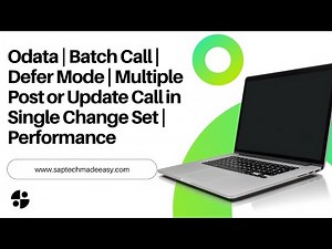 Odata | Batch Call | Defer Mode | Multiple Post or Update Call in Single Change Set | Performance