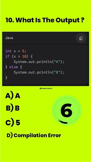 What is the output? #shorts #java #coding