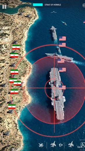 The Red Line: Operation Strait of Hormuz 🚨 ​#MilitarySimulation #Geopolitics #StraitOfHormuz #MappingVideo #WarGames