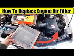 How To Replace Engine Air Filter 2005-2021 Nissan Frontier Xterra D40 VQ40
