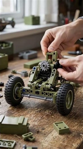 WW2 Recoilless Gun LEGO Build #legobuild #military #asmr #ww2