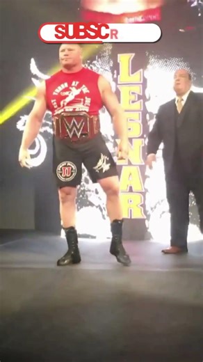 Seeing Brock Lesnar LIVE! #shorts #wwe