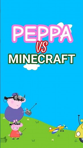 Peppa Pig vs Minecraft #peppapig #minecraft #animation #funny