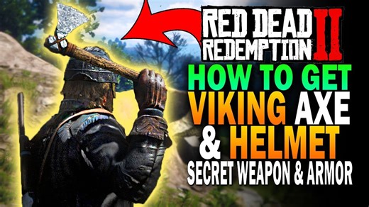 How To Get The Secret Viking Axe And Helmet! Red Dead Redemption 2 Secret Items [RDR2]