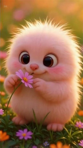 Cute #38 : 🌸... Smells a Flower...