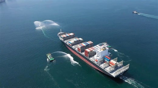 10K views · 108 reactions | An OOCL CHENNAI vessel departed from Dalian Container Terminal on Friday, marking the launch of a new direct container shipping route connecting northeast China's port city of Dalian with Mexico. #GLOBALink | China Xinhua News | Facebook