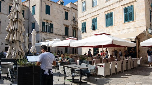 Walking through Dubrovnik's beautiful old town