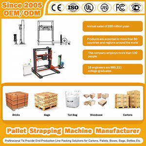 [Hot Item] All in One Pallet Packaging Machine Fully Automatic Pallet Wrapper Top Sheet Dispenser Packaging Machine