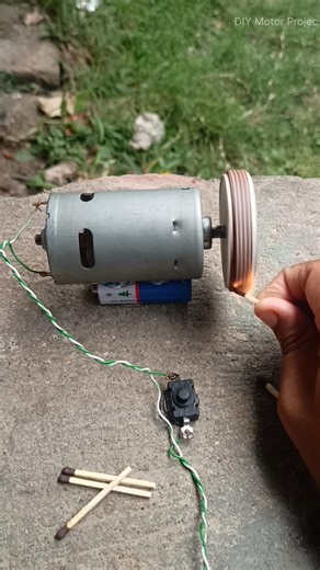 machis and DC motor experiment || Dc_Motor New Innovation #shorts