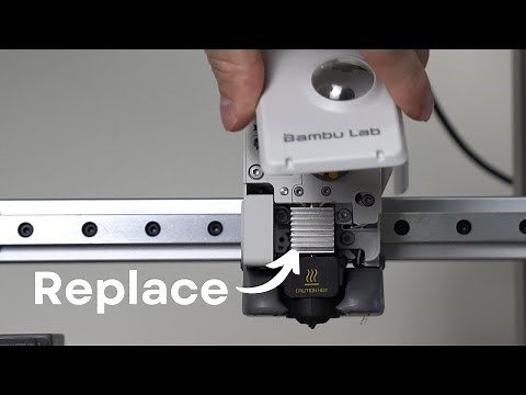How to replace the A1 & A1 mini hotend with nozzle