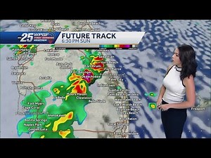 Scattered rain and storms returning today; Drier on Monday