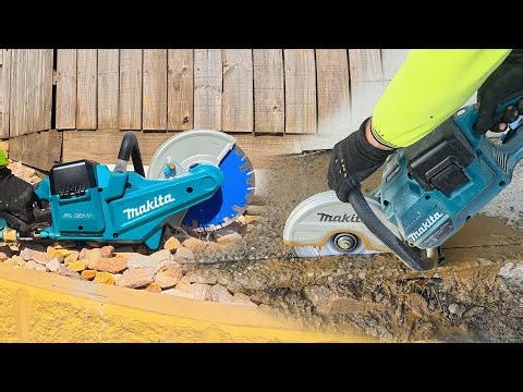 Makita 36V Powercut vs CONCRETE: Unboxing & Test (DCE090Z)