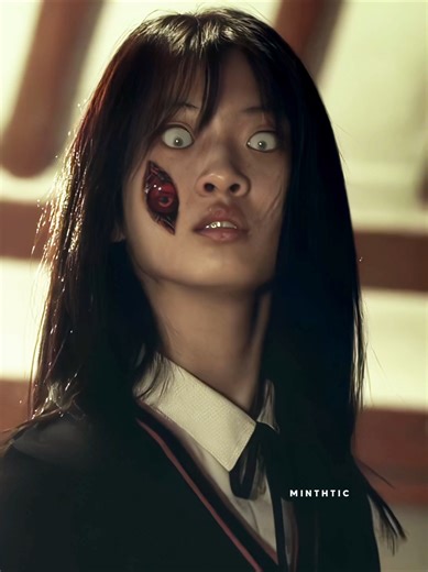 The Creepy Yet Funny Smile of a Mysterious Girl