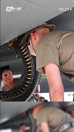 F-15 Eagle Fighter Jet Ammunition Loading Process