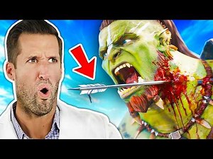 ER Doctor REACTS to WILDEST Video Game Injuries