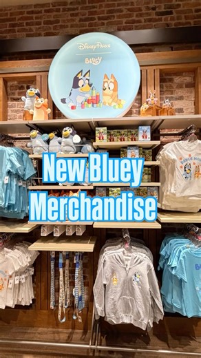 New Bluey Merchandise availableat #disneylandresort#disneylandbluey#blueymerchandise#blueybingo