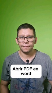 Como abrir archivos PDF a Word #excel #exceltips #android #windows #tecnologia #tips #tutorial | raymon_acuna