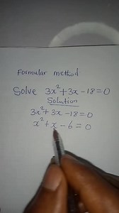 119K views · 1.5K reactions | Solving quadratic equation using formula. | Phil Cool Math | Facebook