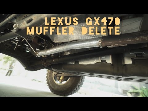 Lexus GX470 muffler delete
