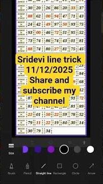 Sridevi line trick 11/12/2025