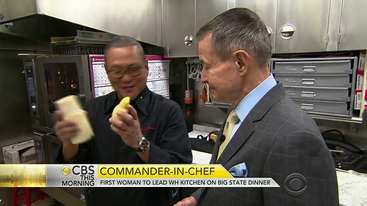 White House executive chef prepares for Japanese state dinner