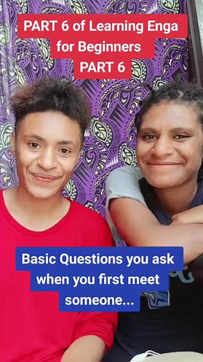 Enga Tokples Learning: Basic Questions for Beginners
