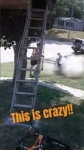 LAWNMOWER EXPLODED ON MAN!! #funny #helpmemakethismakesense #lawn #memes #crazy