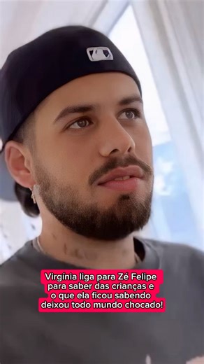 Virginia calls Zé Felipe to check on the children, but she wasn't expecting this.