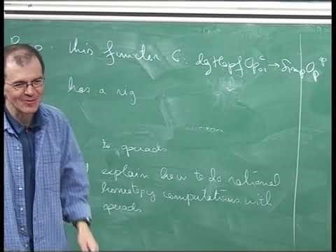 Prof. Benoit Fresse | The rational homotopy theory of operads (mini-course)