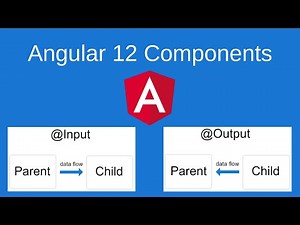 Angular 12 - Sharing data between child and parent components with @Input and @Output decorators.
