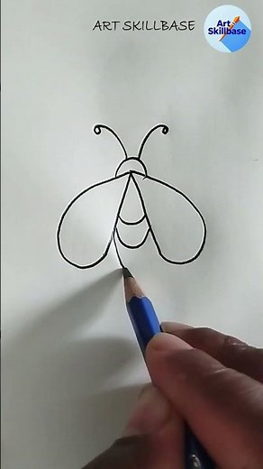 How to Draw Firefly with A #shorts