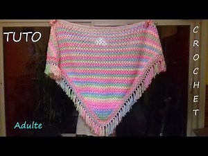TUTO CROCHET Comment faire un châle