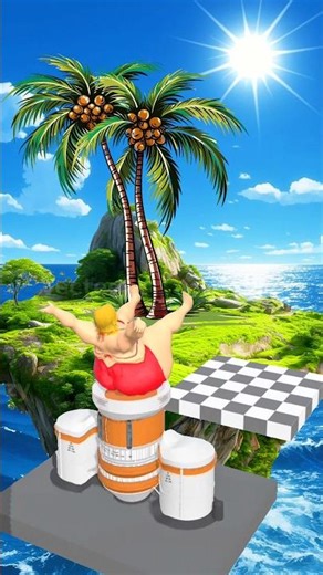 Squeezy Girl Fun Reverse Jumping Gamplay #7 #Fun #shorts