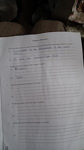 Give two reasons why we study Christian Religious Education in ... | Filo