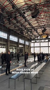 What a show 🙌 BOSS SS26 at #MilanFashionWeek SS26 from Marco Falcioni was one for the book! The BOSS Paradox show was nothing short of superb heritage tailoring, with garments varying from matte to shiny textures and seamless silhouettes 😍 And a special appearance Mr Beckham himself 😉 Until next time #MFW Shop BOSS at FRASERS: https://frasers.visitlink.me/bKndTb | Frasers