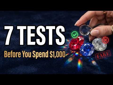 7 Gemstone Tests Every Buyer Must Know Before Spending $1,000